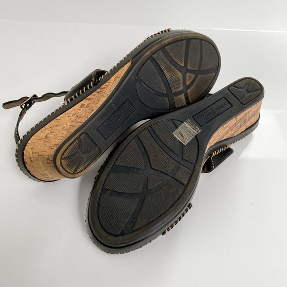 Soul by Naturalizer - Black Leather Adjustable Strap Sandals - Picture 4 of 8